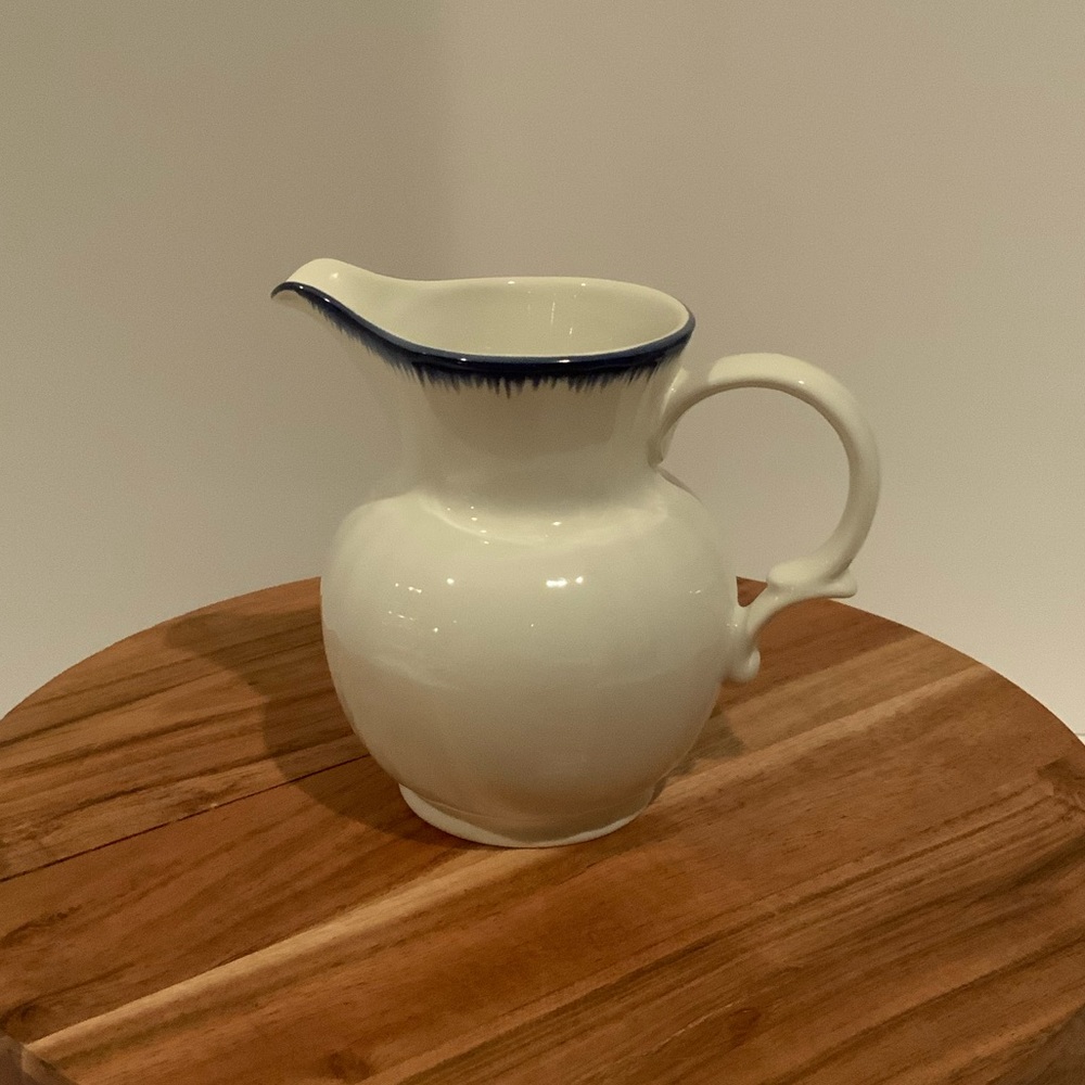 Ralph Lauren White & Blue Creamer